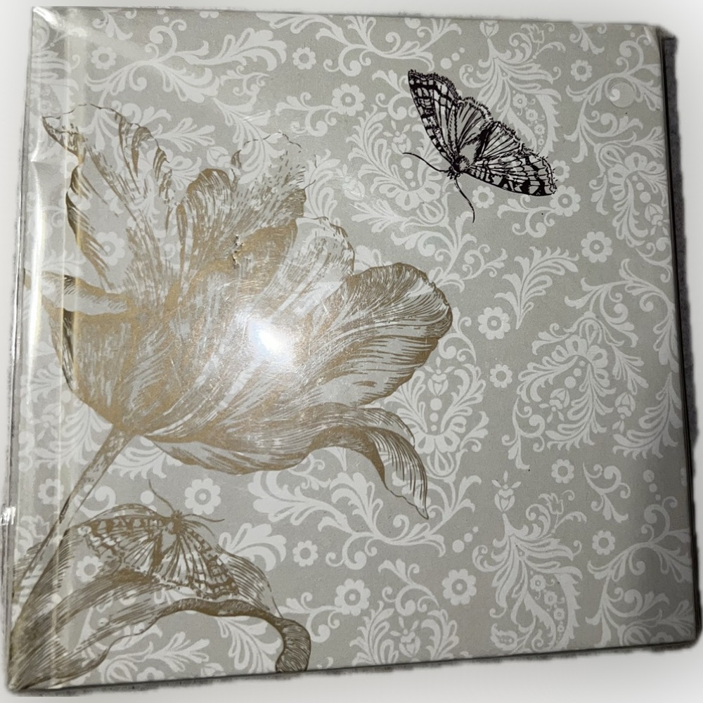 💥NEW Journal Floral Butterfly Hardback 80 Pages 5 x 5 Notebook Diary Notes